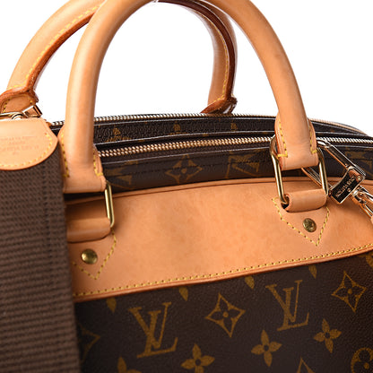 Louis Vuitton Monogram Alize 2 Compartment Luggage Travel Bag 10 of 11