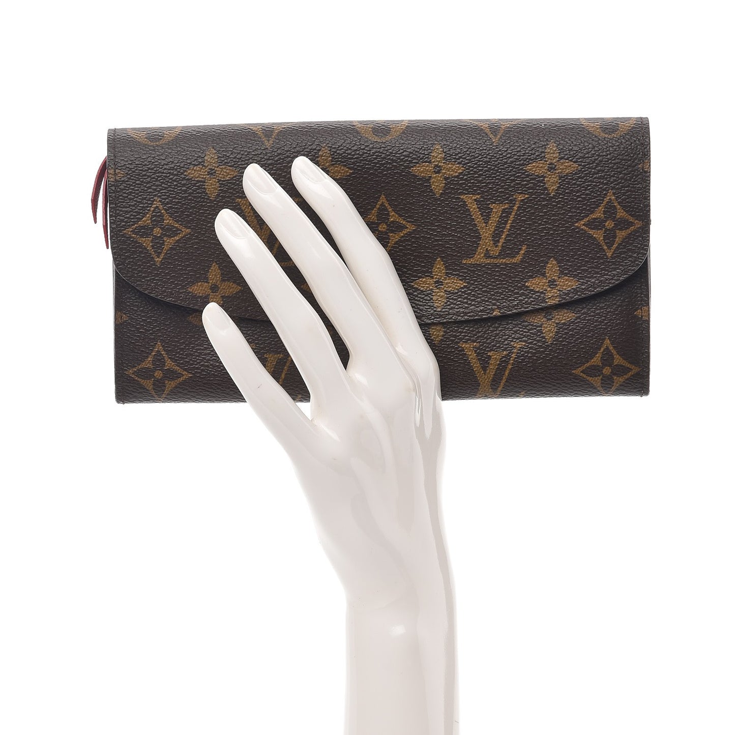 Monogram Emilie Wallet Red