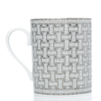 Hermes Porcelain Mosaique au 24 Mug Platinum 3 of 5