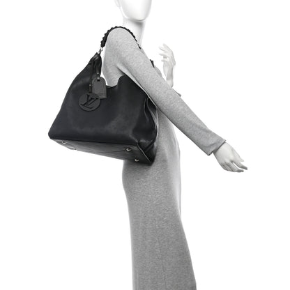 Louis Vuitton Mahina Carmel Hobo Black 2 of 9