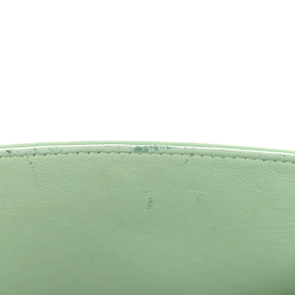Chanel Patent Quilted Jumbo Double Flap Dark Green 12 of 13