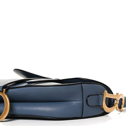 Christian Dior Calfskin Mini Saddle Bag Sky Blue 10 of 12