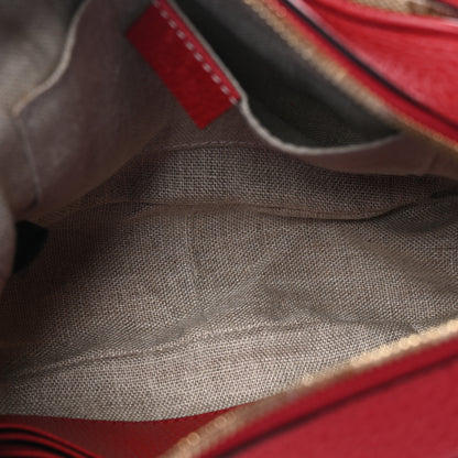 Gucci Monogram Mini Bree Messenger Bag Red 5 of 10