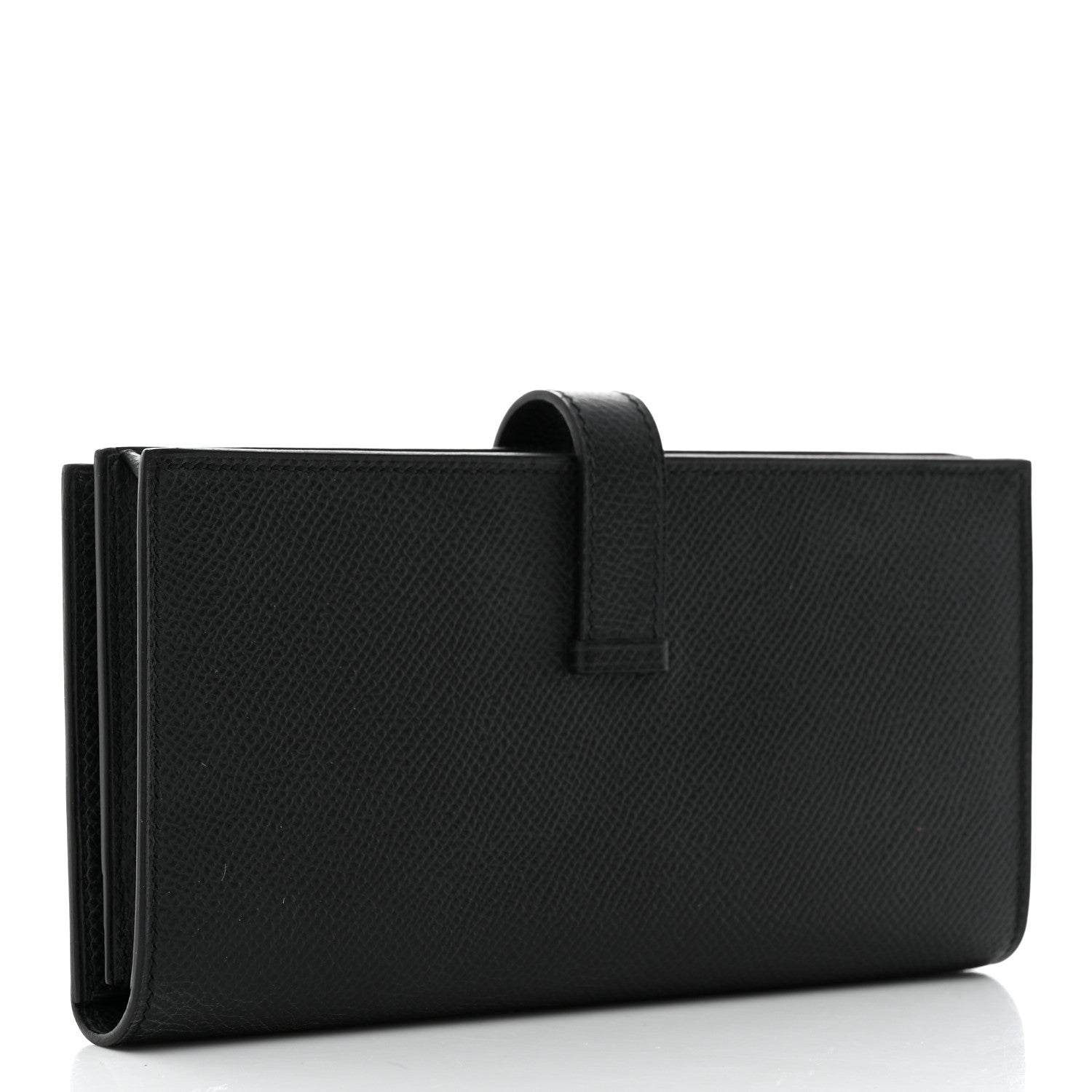 Hermes Epsom Bearn Gusset Wallet Black 3 of 8