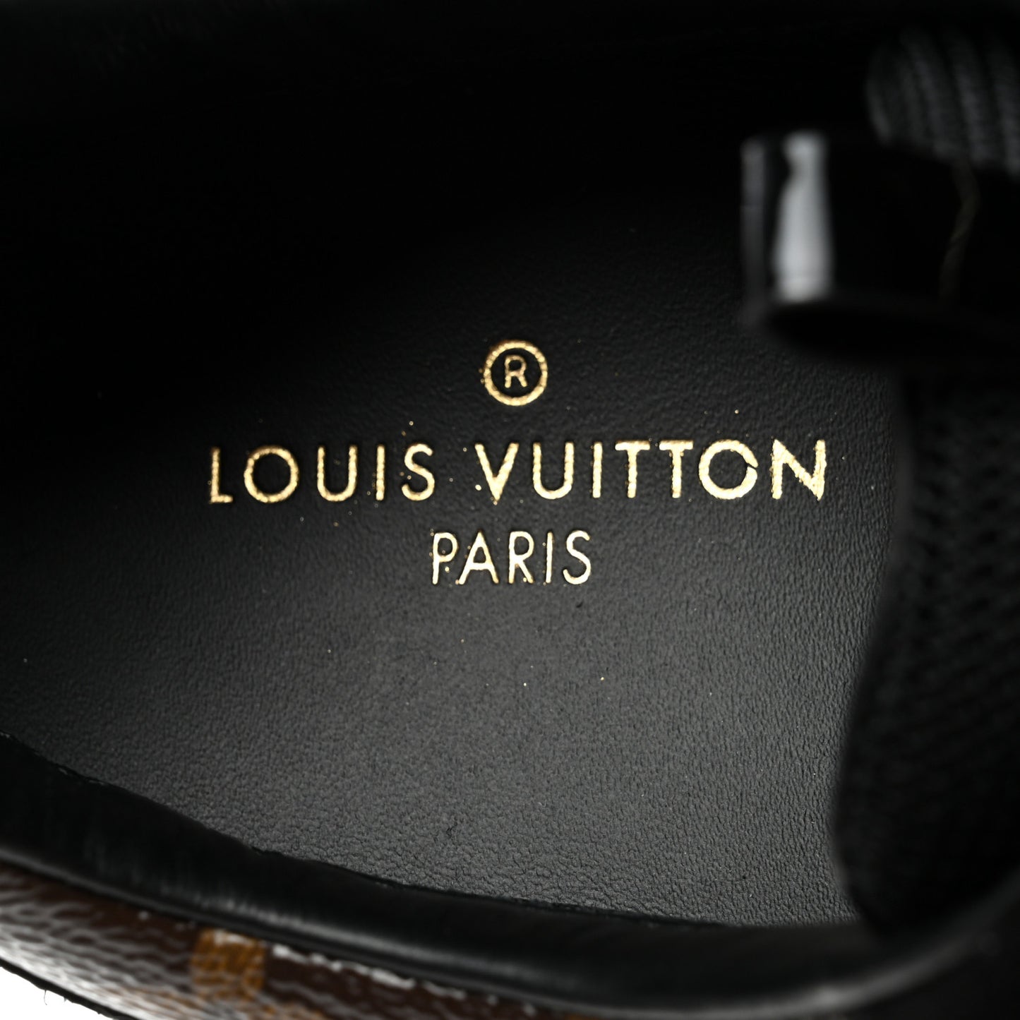 Suede Monogram Run Away Sneakers 39 Black