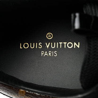 Louis Vuitton Suede Monogram Run Away Sneakers 39 Black 8 of 8