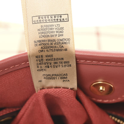 Burberry Horseferry Check Small Canterbury Tote Antique Rose 8 of 11