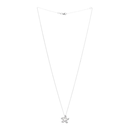 Roberto Coin 18K White Gold Diamond Tiny Treasures Starfish Pendant Necklace 3 of 6