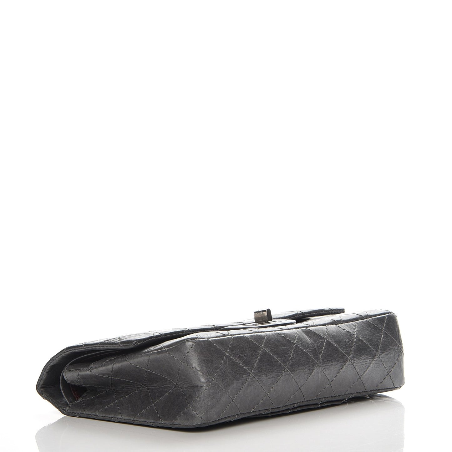 Aged Calfskin Quilted 50th Anniversary 2.55 Reissue 225 Flap Grey