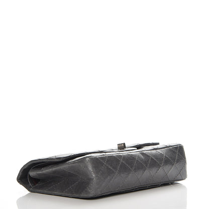 Chanel Aged Calfskin Quilted 50th Anniversary 2.55 Reissue 225 Flap Grey 4 of 9