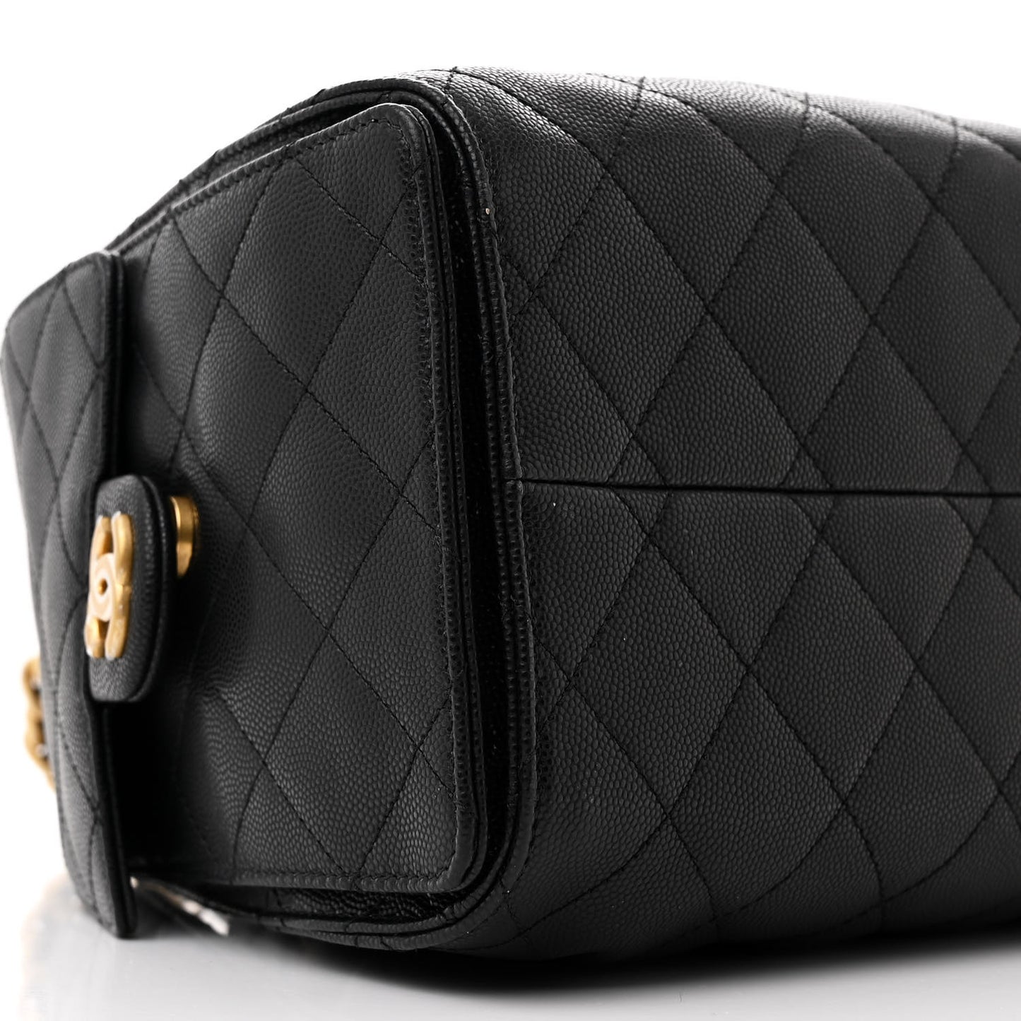 Caviar Quilted Small Chanel 25 Handbag Black