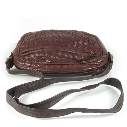 Bottega Veneta Vintage Woven Leather Shoulder Bag Ebano 4 of 9