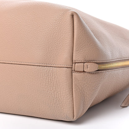 Prada Vitello Daino Side Zip Shopper Tote Cammeo 10 of 13