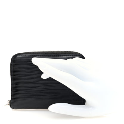 Louis Vuitton Epi Zippy Coin Purse Black 2 of 7