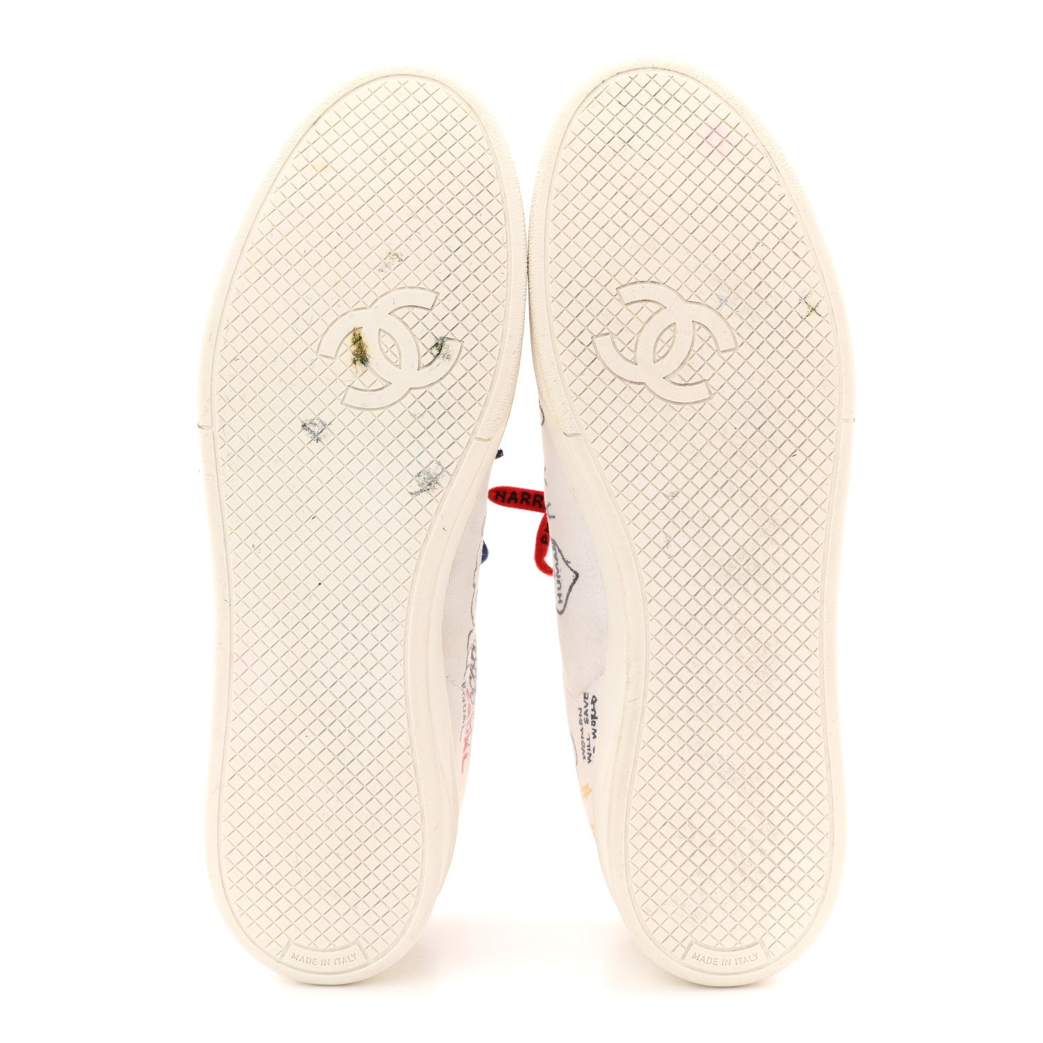 Chanel x Pharrell Williams Canvas Mens Sneakers 43 White 7 of 14