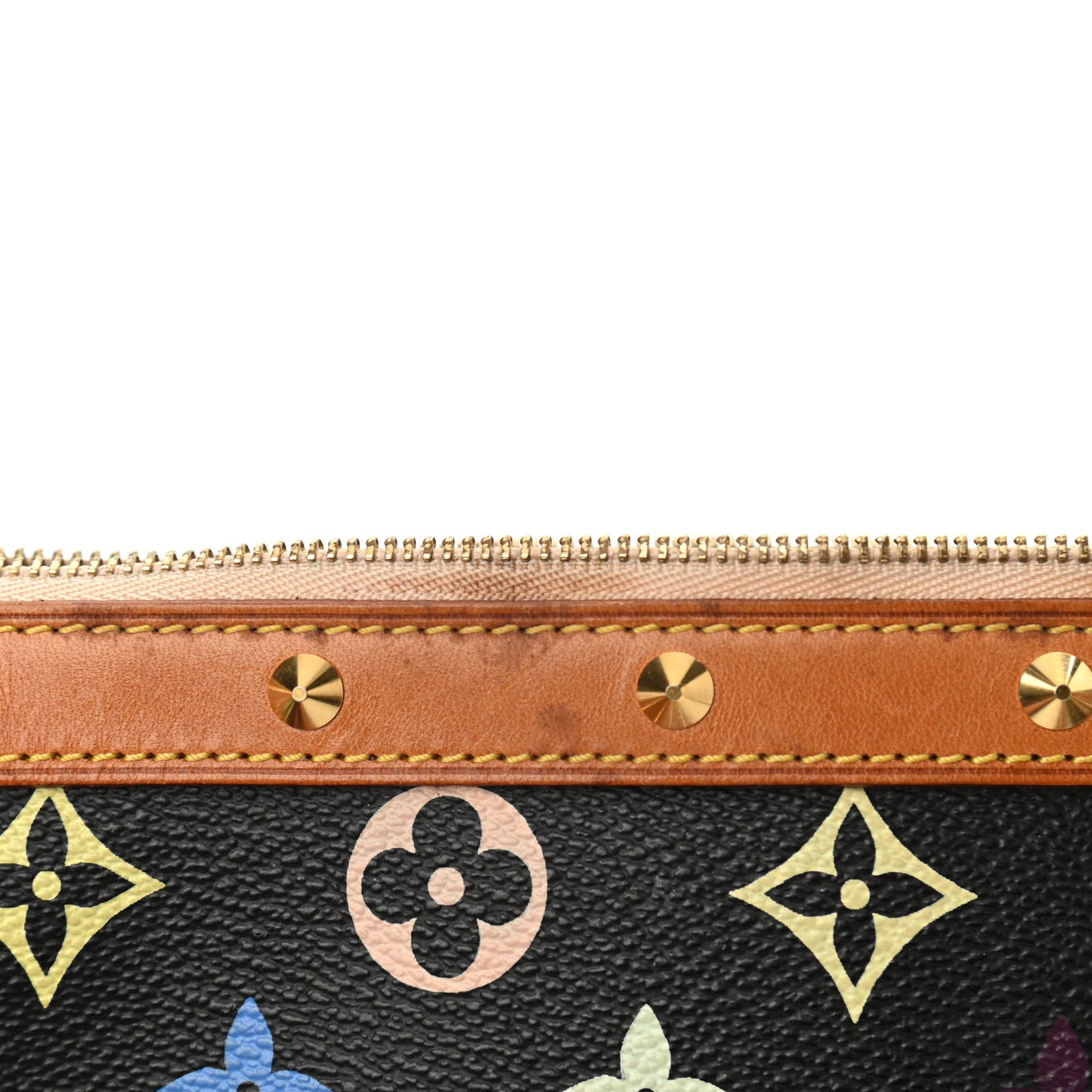 Monogram Multicolor Pochette Accessories Black