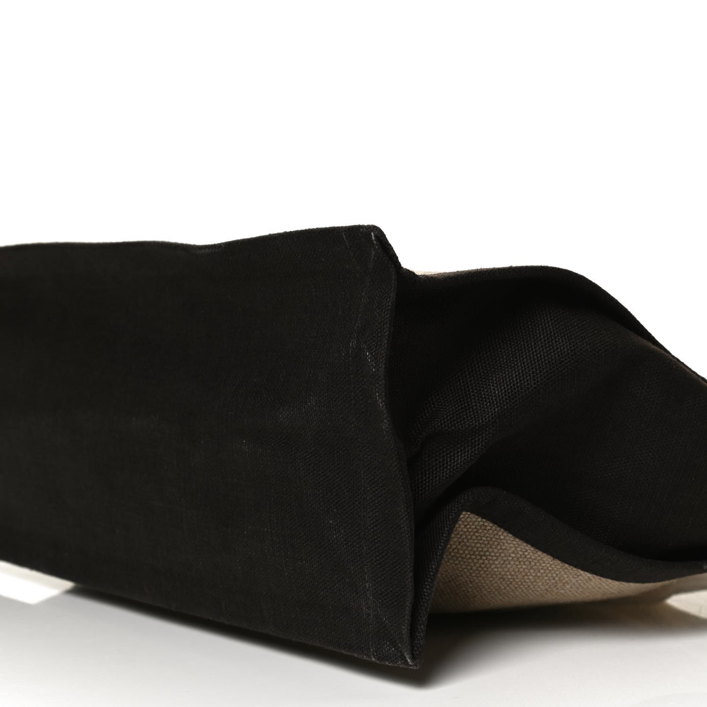 Linen Calfskin Rive Gauche Tote Natural