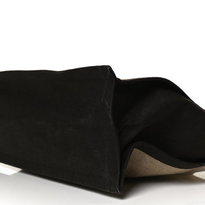 Saint Laurent Linen Calfskin Rive Gauche Tote Natural 10 of 10