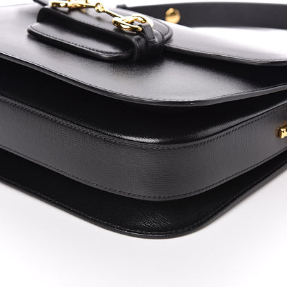 Gucci Azalea Calfskin Horsebit 1955 Shoulder Bag Black 9 of 10