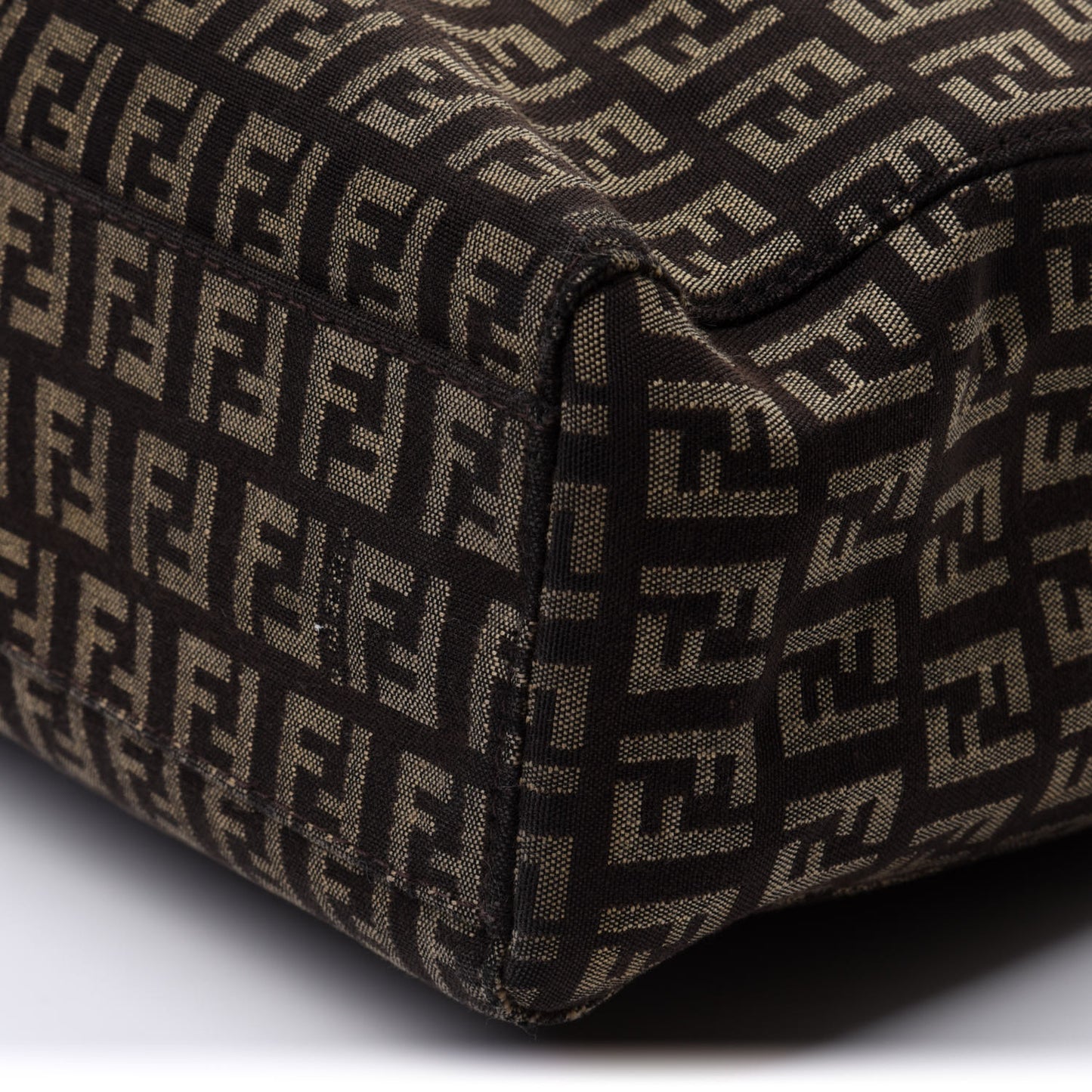 Zucchino Vitello Small Tote Testa di Moro Beige