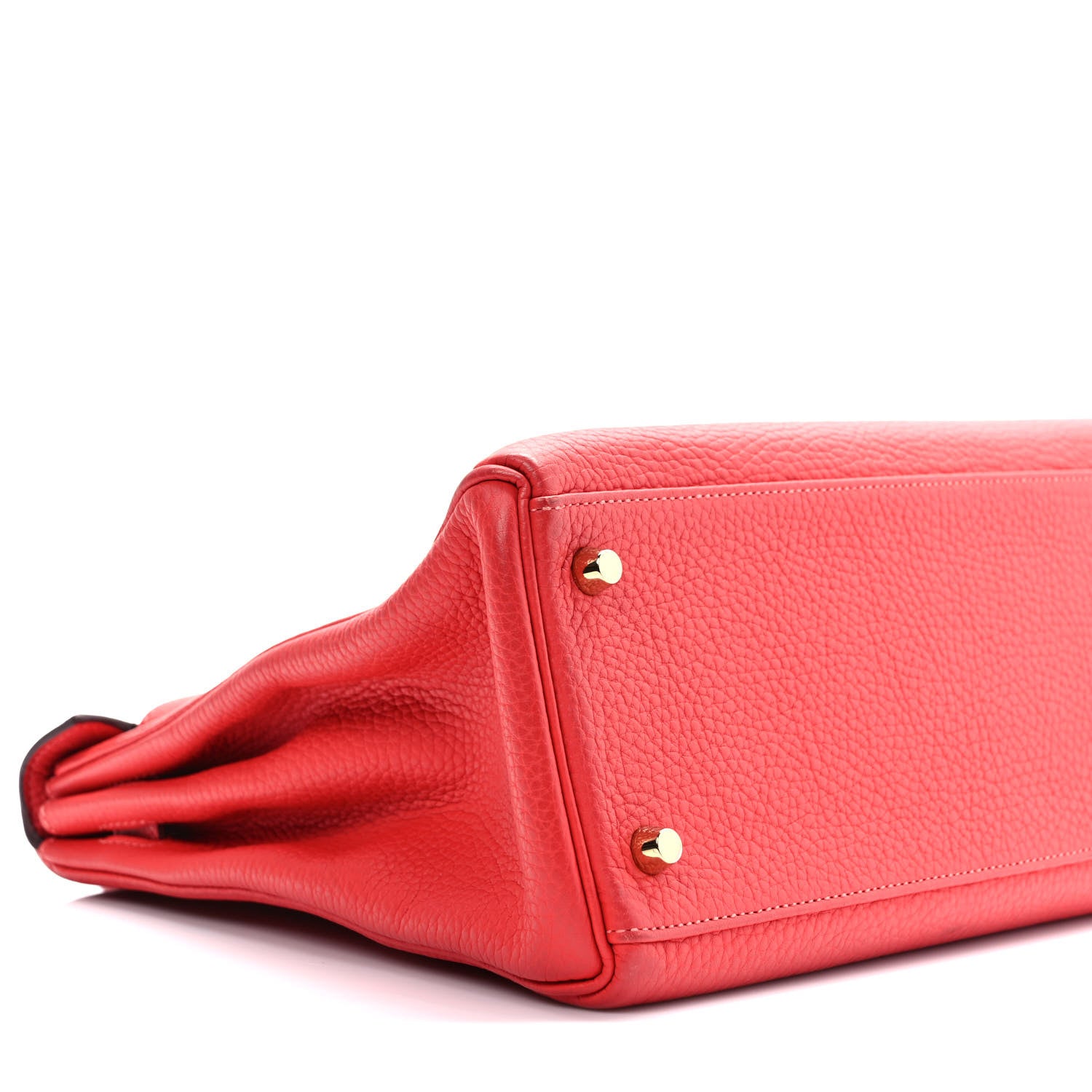 Hermes Taurillon Clemence Kelly Retourne 32 Rouge Pivoine 7 of 10