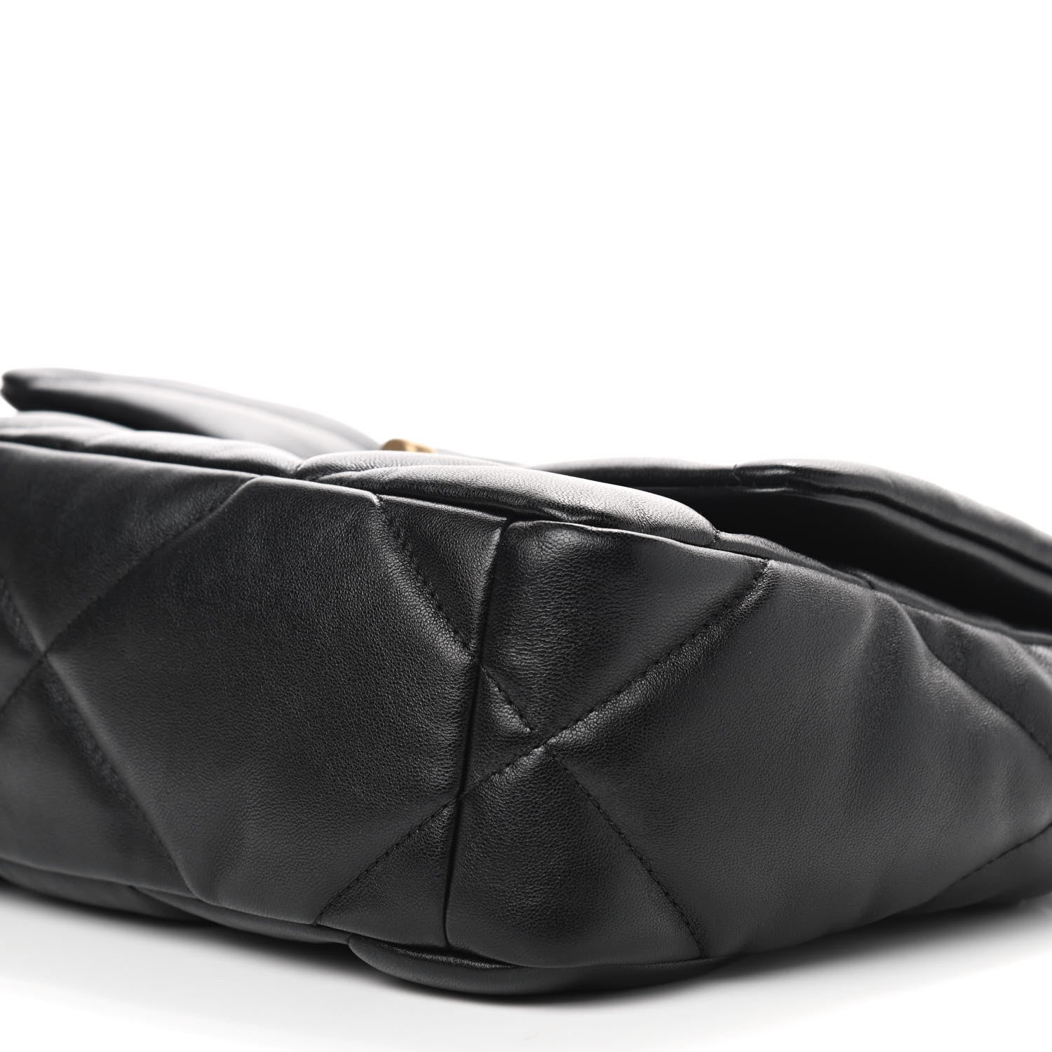 Chanel Goatskin Quilted Medium Chanel 19 Flap Black 9 of 9