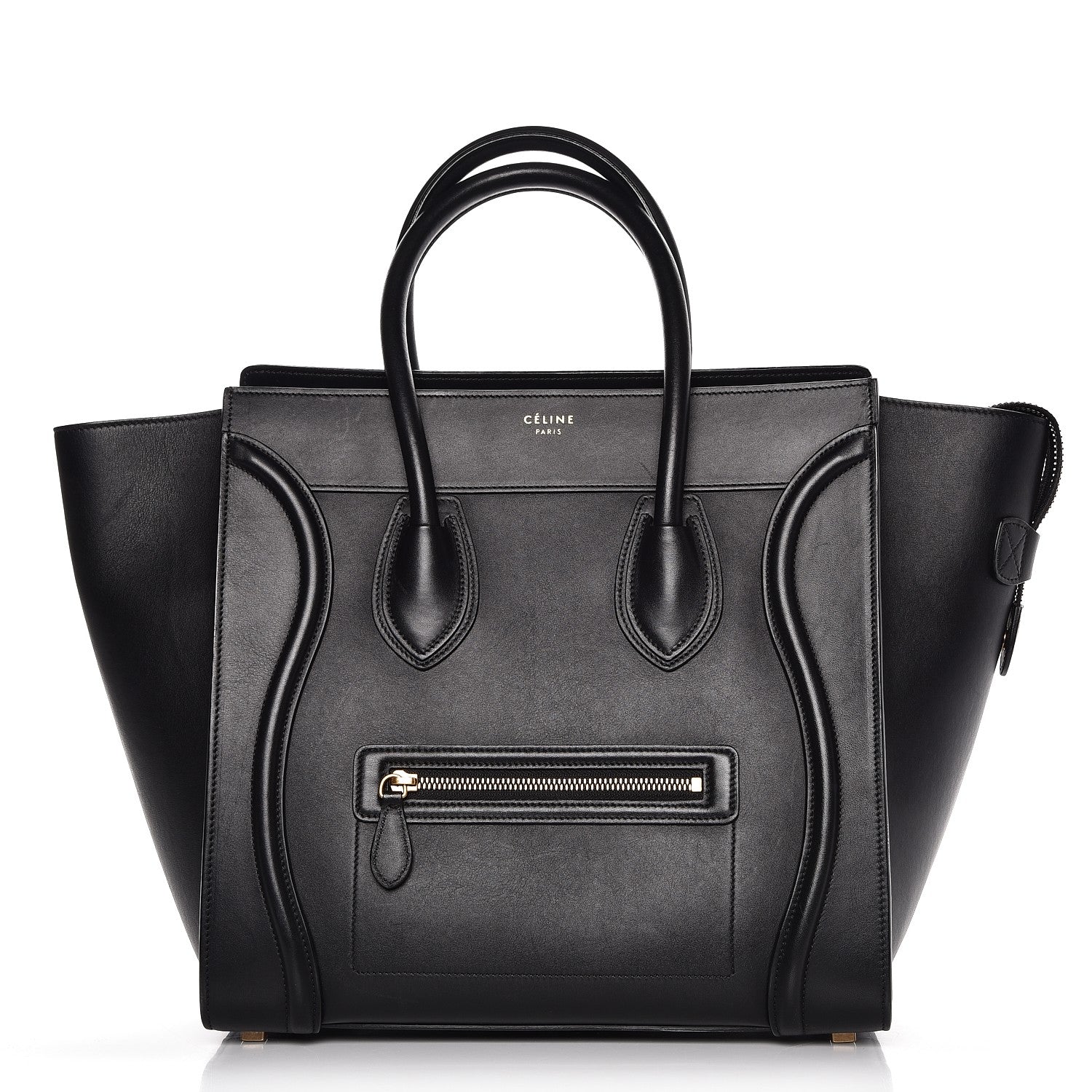 Celine Smooth Calfskin Mini Luggage Black 1 of 14