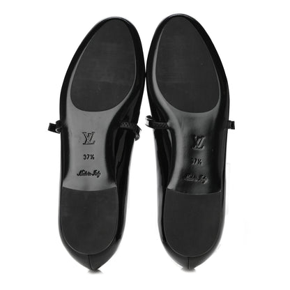Louis Vuitton Patent Uniformes Ballet Flats 37.5 Black 7 of 8