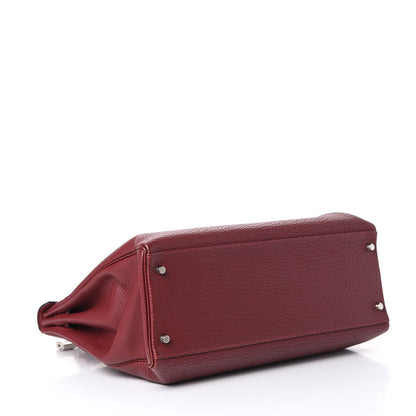 Hermes Fjord Kelly Retourne 40 Rouge H 3 of 19