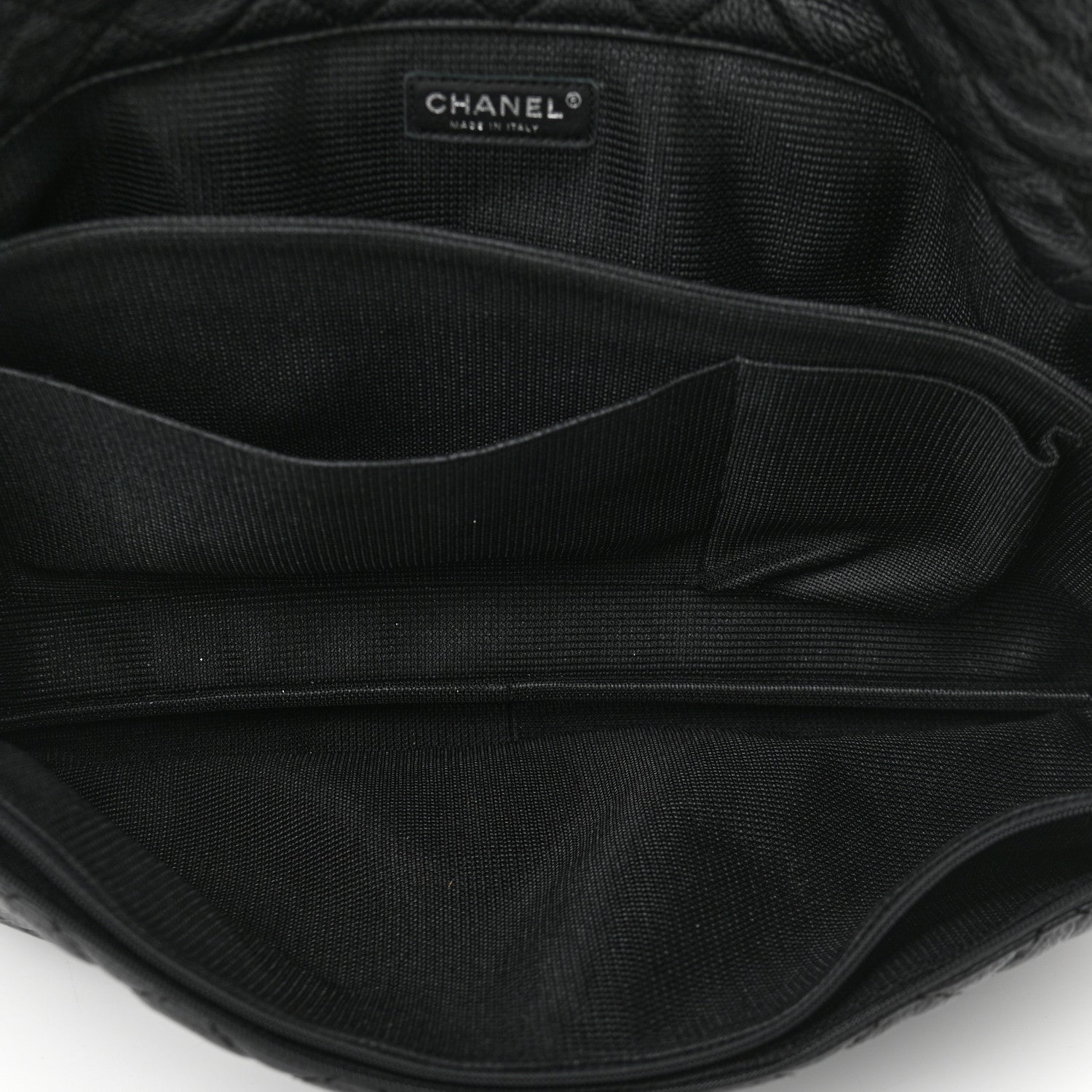 Chanel Calfskin Quilted XXL Travel Flap Bag Black 5 of 10