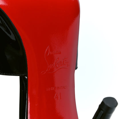 Christian Louboutin Patent Debriditoe 85 Pumps 41 Black 5 of 5