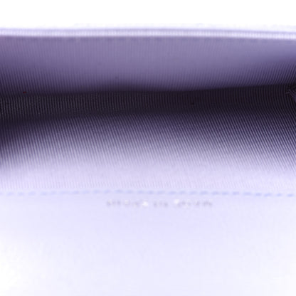 Chanel Caviar Quilted Flap Card Holder Wallet Light Purple 5 of 9