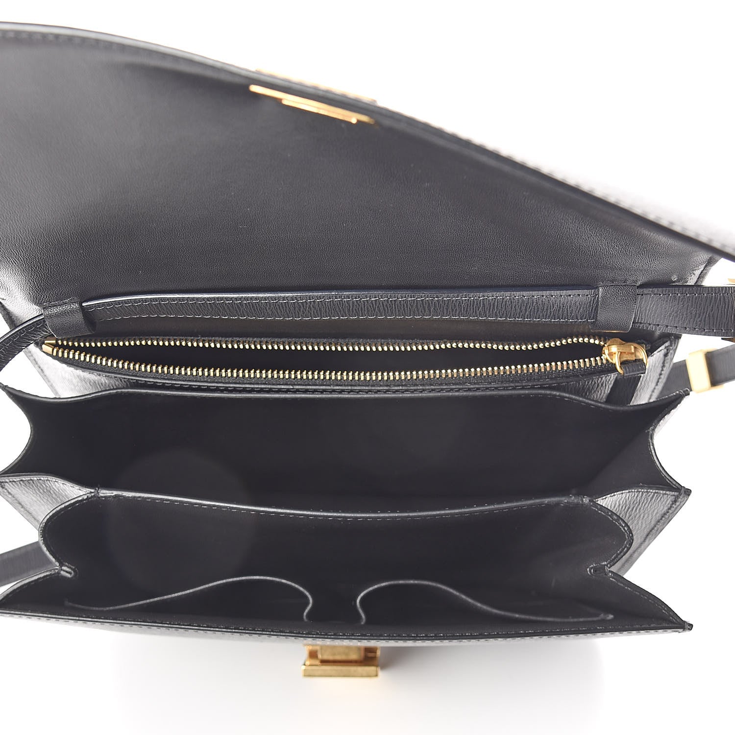 Celine Liege Calfskin Medium Classic Box Flap Bag Anthracite 5 of 9