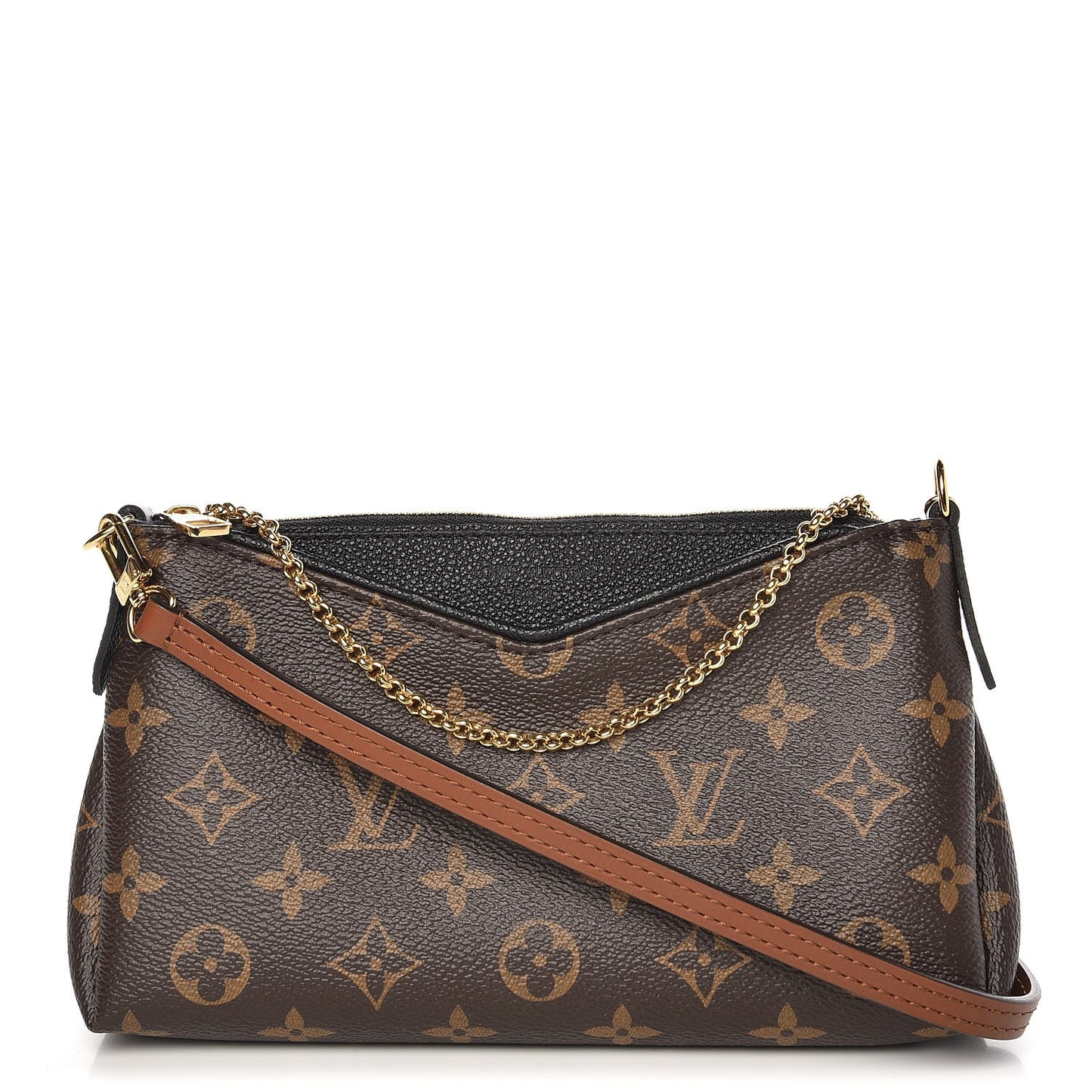Monogram Pallas Clutch Black