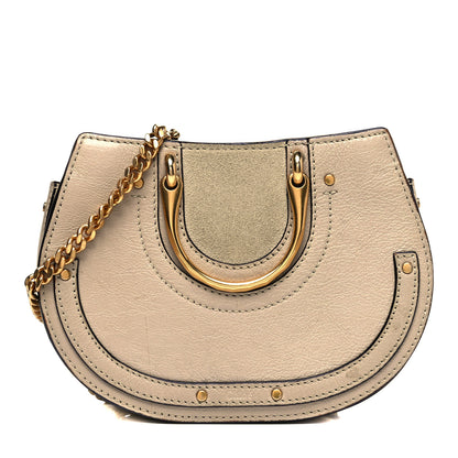 Chloe Calfskin Suede Mini Pixie Signature Belt Bag Abstract White 1 of 8