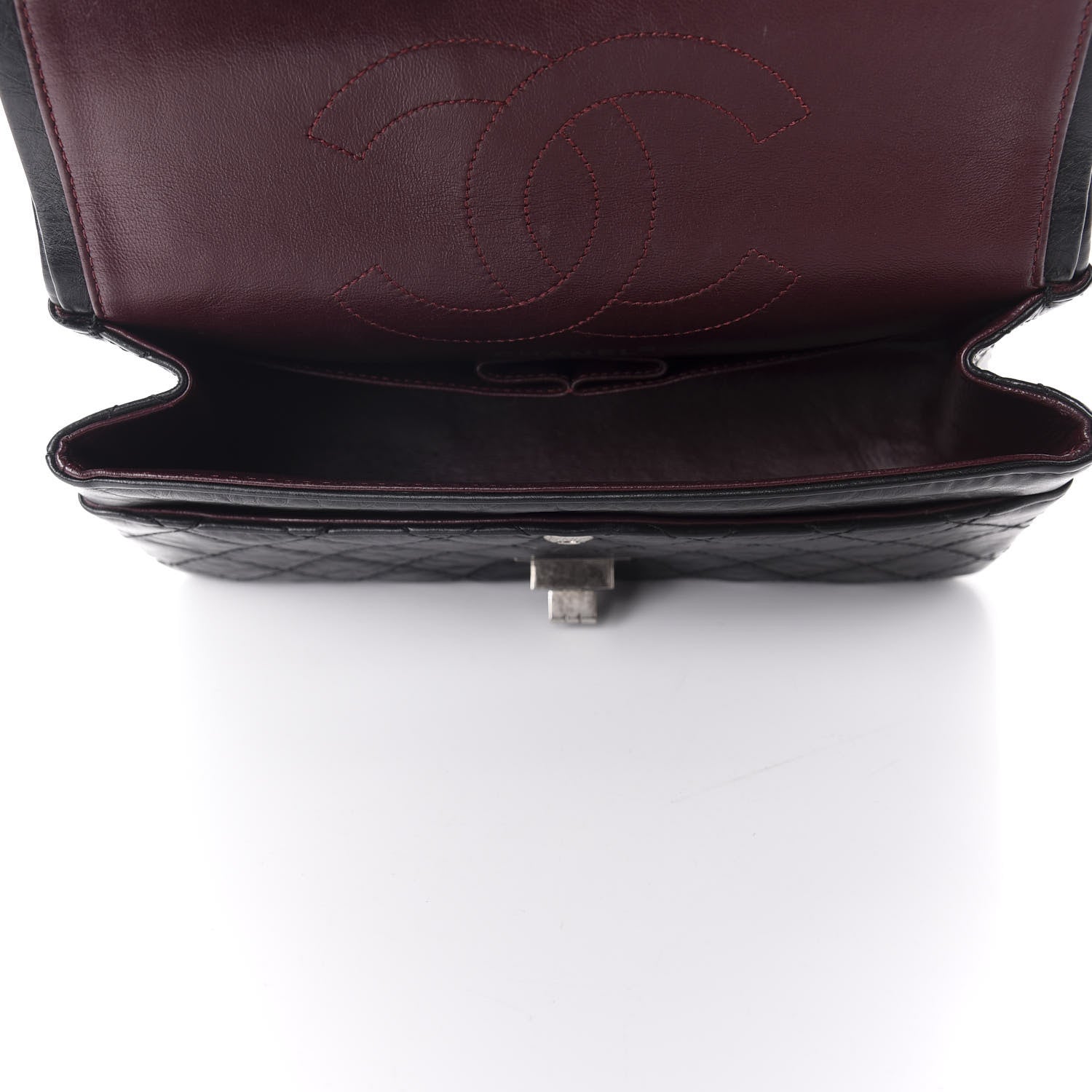Chanel Aged Calfskin Quilted 2.55 Reissue 225 Flap Black 4 of 9