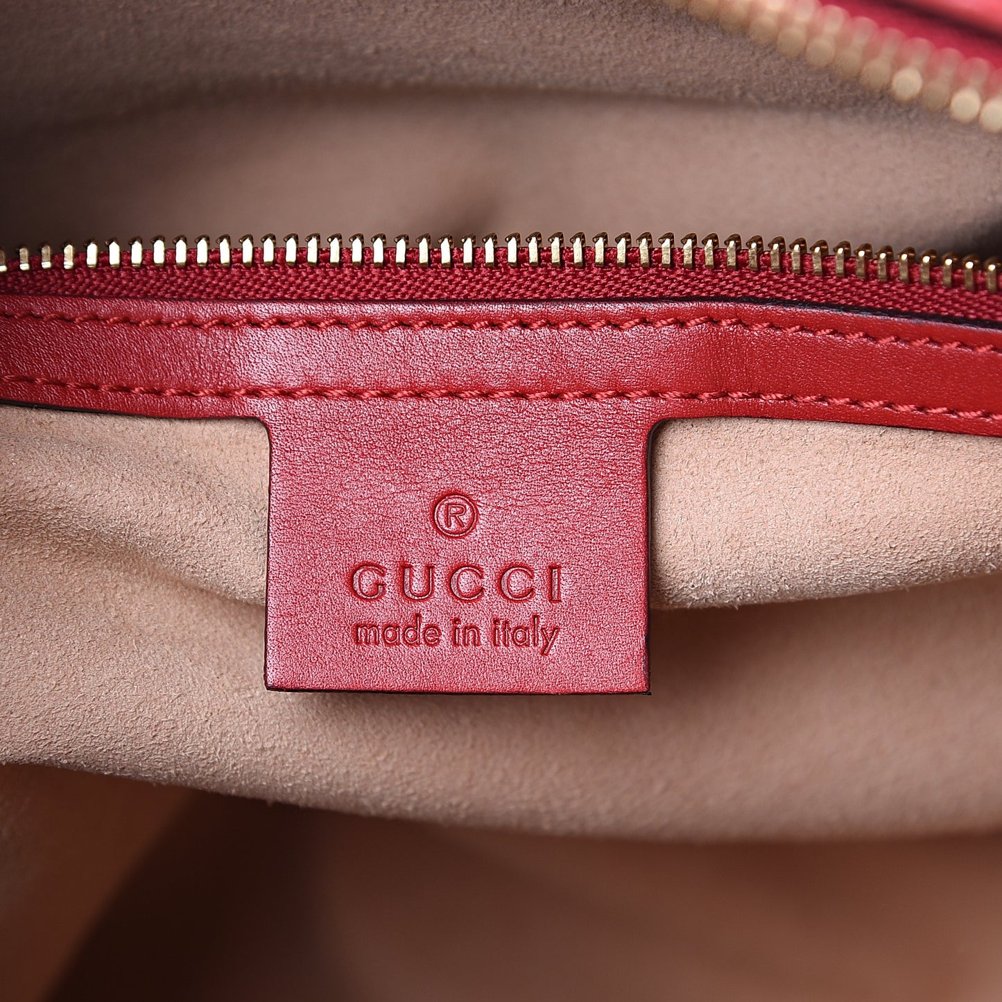 Guccissima Signature Boston Hibiscus Red