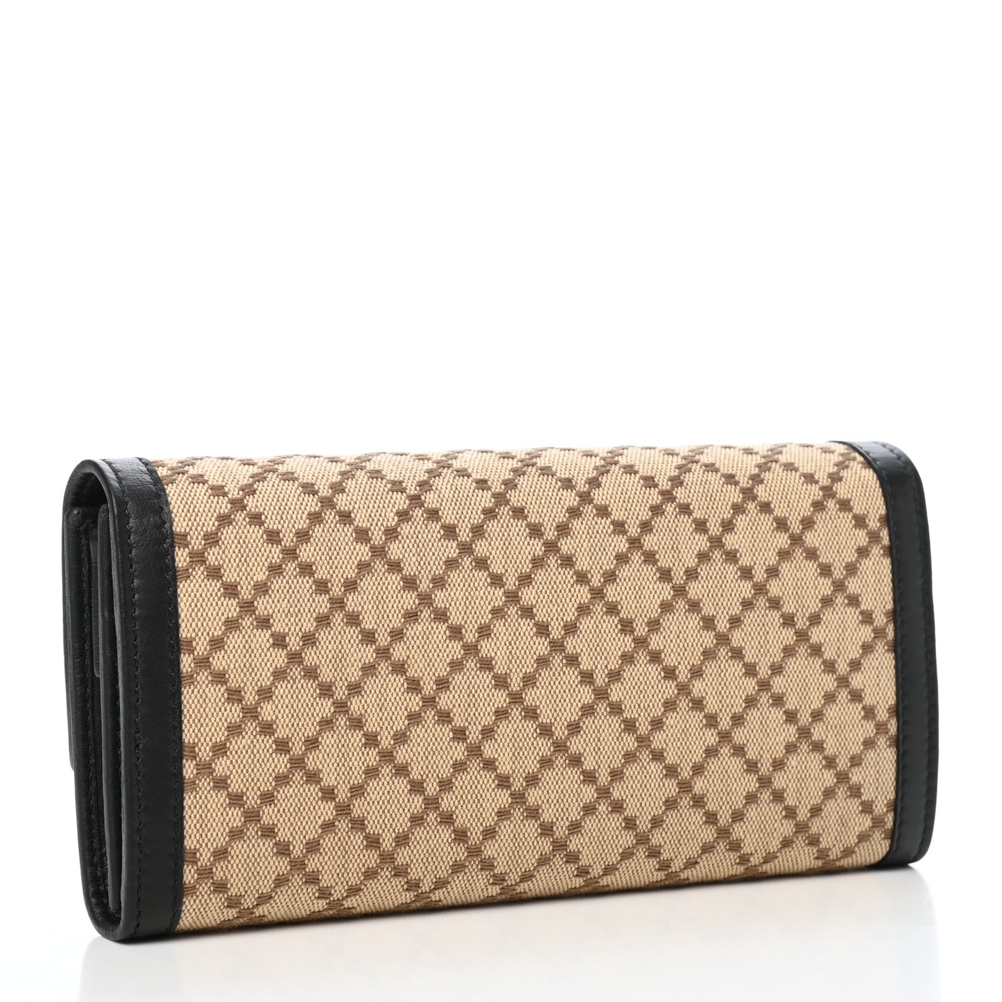 Diamante Sukey Continental Wallet Beige Ebony Black