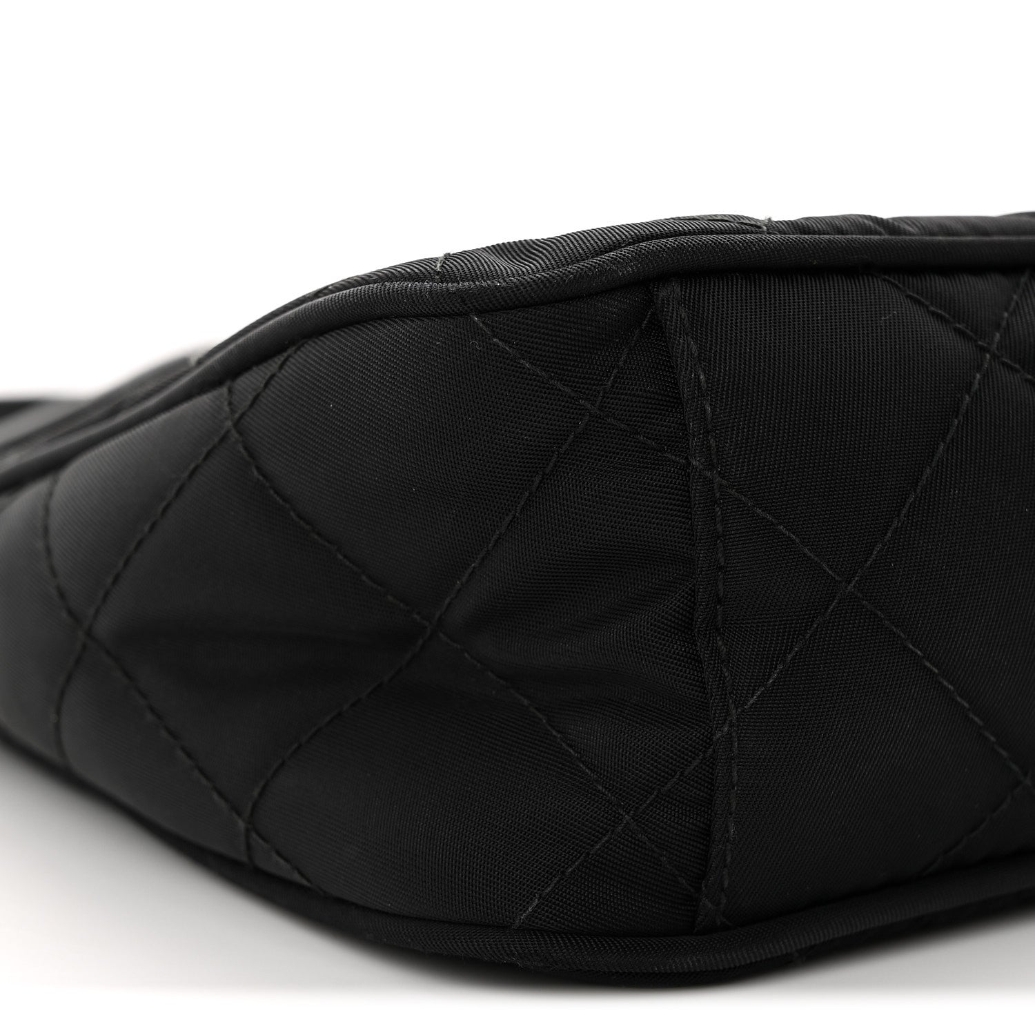 Prada Nylon Tessuto Impuntu Quilted Crossbody Bag Black 9 of 10