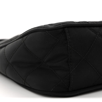 Prada Nylon Tessuto Impuntu Quilted Crossbody Bag Black 9 of 10