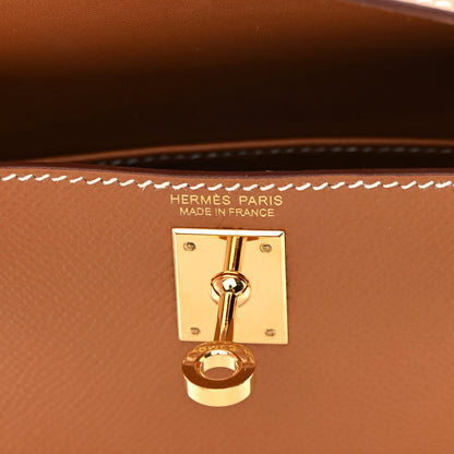 Hermes Epsom Mini Kelly Sellier 20 Gold 6 of 16