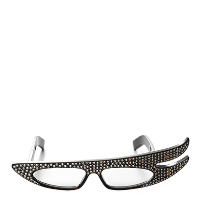 Gucci Acetate Asymmetrical Crystal Sunglasses GG0240S Havanna 4 of 10