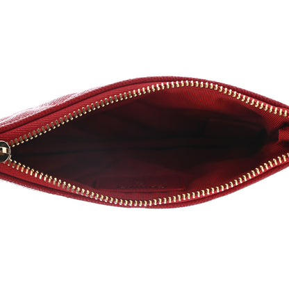 Chanel Caviar Quilted Small Cosmetic Case Red 5 of 7