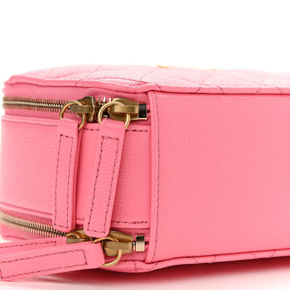 Chanel Caviar Quilted Pick Me Up Mini Vanity Case Pink 10 of 13