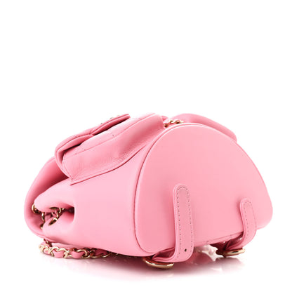 Chanel Calfskin Quilted Small Duma Pockets Drawstring Backpack Light Pink 4 of 11