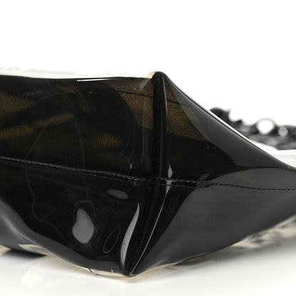 Chanel Vinyl Coco Window Tote Black 9 of 9