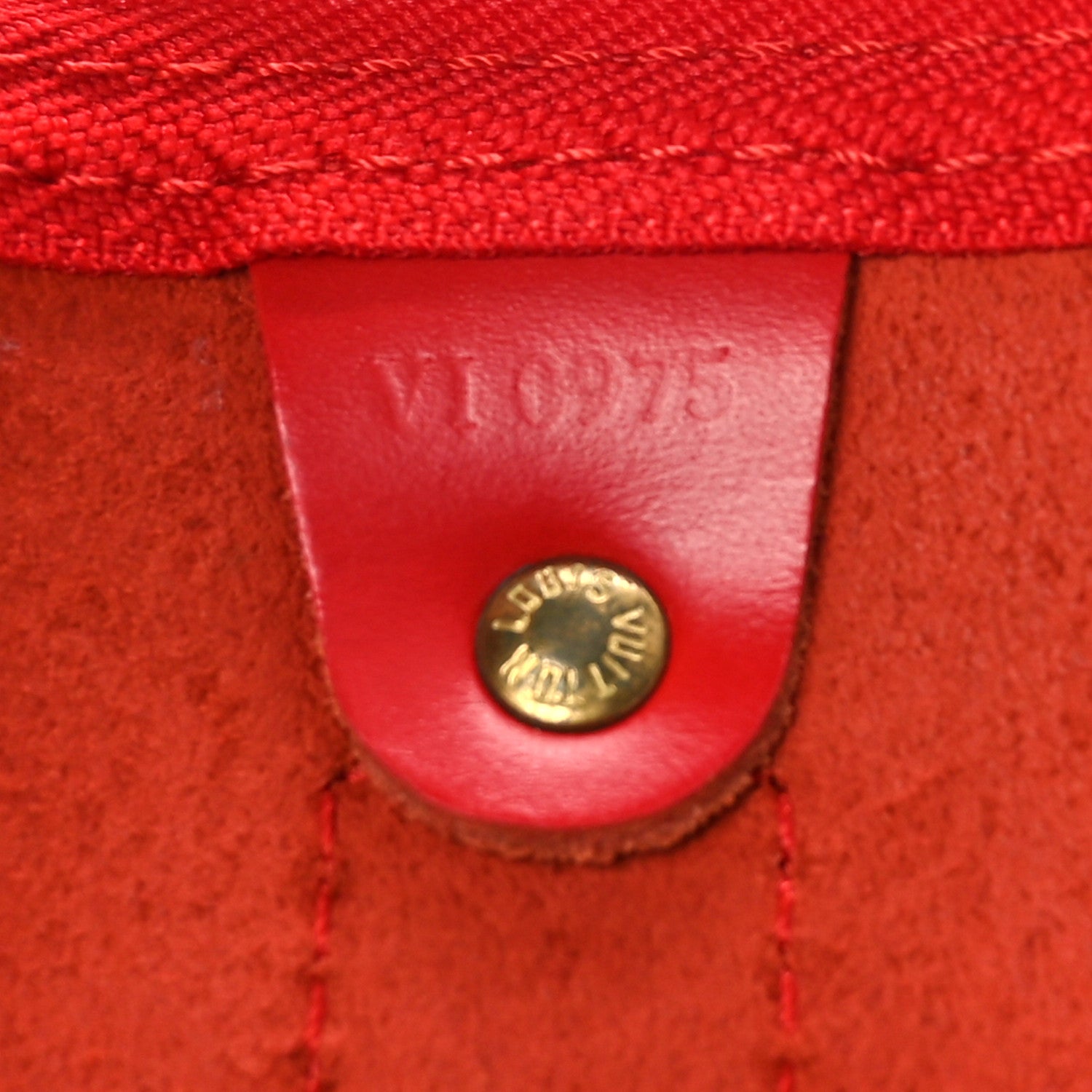 Louis Vuitton Epi Keepall 45 Castillan Red 7 of 10