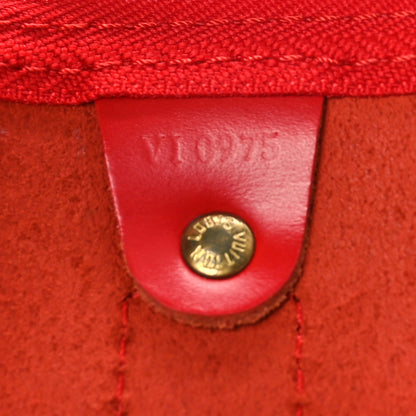 Louis Vuitton Epi Keepall 45 Castillan Red 7 of 10