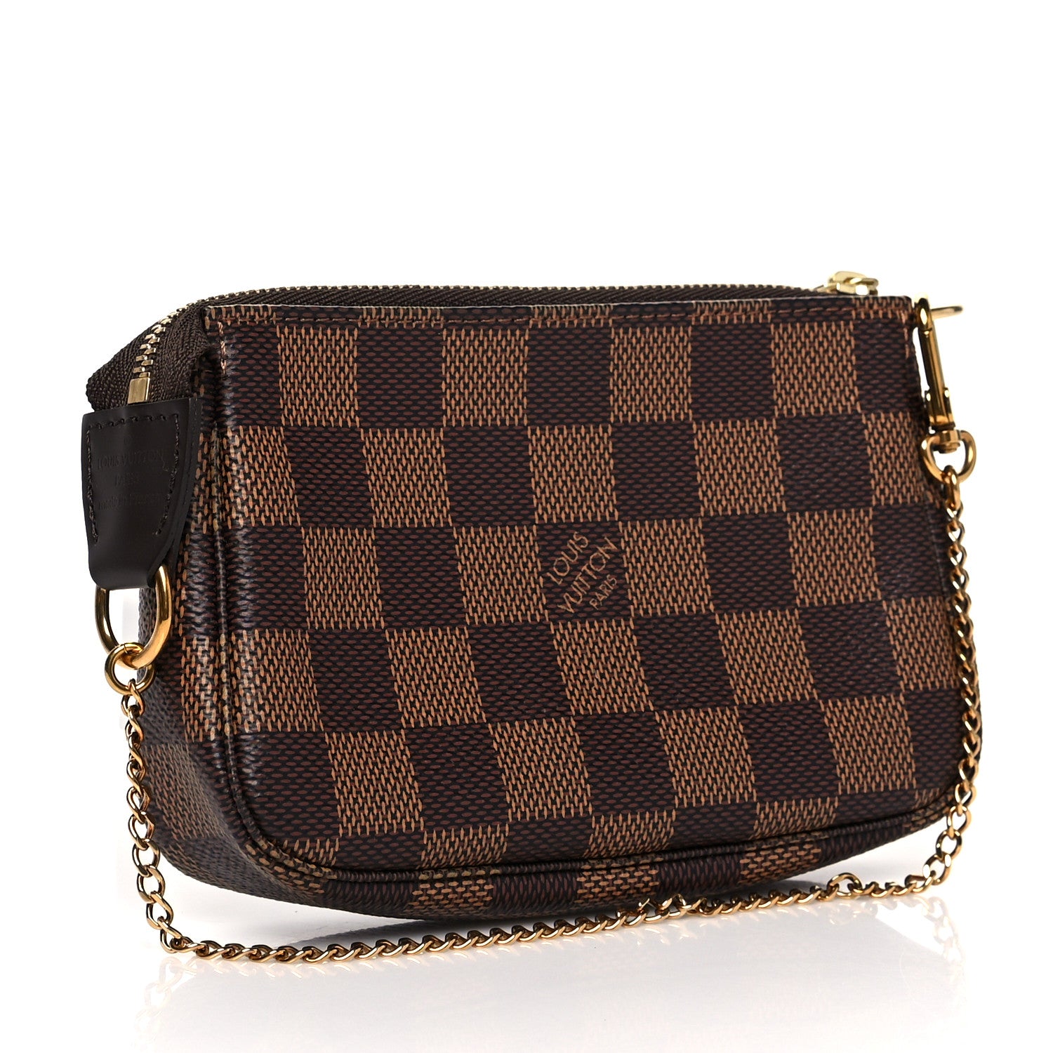 Louis Vuitton Damier Ebene Mini Pochette Accessories 4 of 9