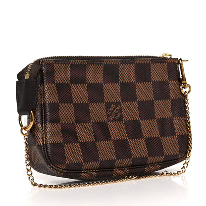 Louis Vuitton Damier Ebene Mini Pochette Accessories 4 of 9